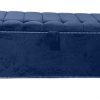 Chesterfield Ottoman Storage-Box-Footstool-Bench (Blue-Color)