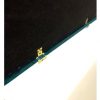 Chesterfield Ottoman Storage-Box-Footstool-Bench (Teal-Color)