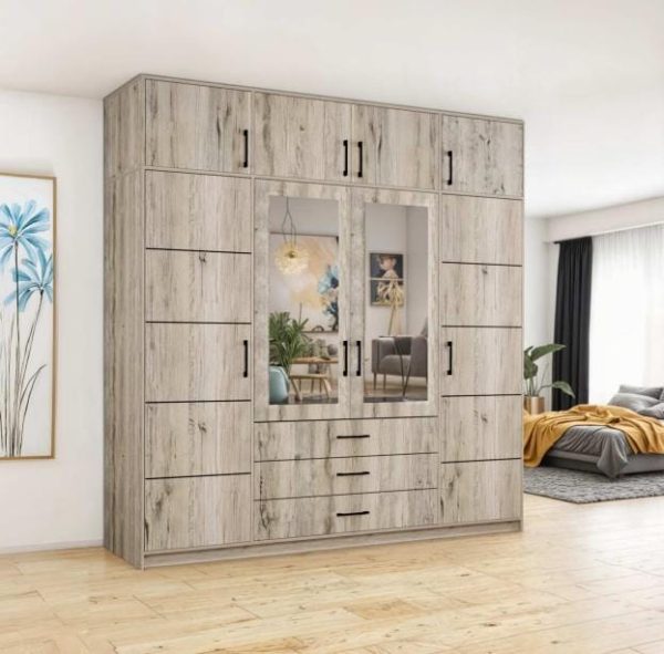 Modern Wardrobe with Top Box