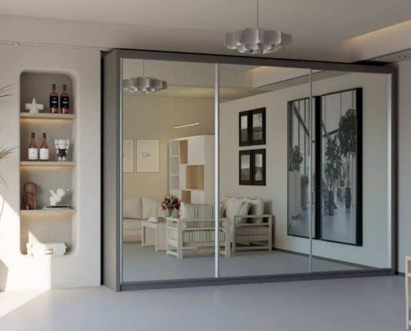 Modern Sliding 3-Door Wardrobe