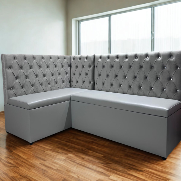 Custom Size Restaurant Booths & Dining Benches with Storage